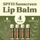 SPF Lip Balm 4Pack by Earths Daughter Stocking Stuffers  Lip Sunscreen SPF 15 Organic Ingredients Coconut Flavor Beeswax Coconut Oil Vitamin E  Hypoallergenic Paraben Free Gluten Free New