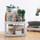 Lazy Susan Organizer 2 Tier Non Skid Spice Rack Turntable360 Degree Rotating Seasoning Organizer 10Inch Spinning Organizer for Pantry Cabinet Kitchen Countertop Vanity Display Stand