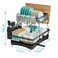 7 code Large Dish Drying Rack for Kitchen Counter Detachable Large Capacity Dish Drainer Organizer with Utensil Holder 2Tier Dish Drying Rack with Drain Board Black
