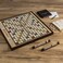 WS Game Company Scrabble Grand Folding Edition with Rotating Wooden Game Board