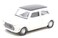 Oxford Diecast 76MCS004 Mini Cooper S MkII Snowberry WhiteBlack 176 Scale Diecast