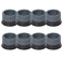 Anti Vibration Pads 8pcs Washing Machine Base Foot Pads Non Slip Heighten Shock and Noise Cancelling Mat for Washer and Dryer Machine Support Protects Pedestals 8 PCS Black