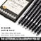 Brusarth Calligraphy Pens8 Size Calligraphy Pens for WritingBrush Pens Calligraphy Set for Beginners Hand Lettering Pens