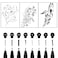 Brusarth Calligraphy Pens8 Size Calligraphy Pens for WritingBrush Pens Calligraphy Set for Beginners Hand Lettering Pens