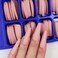 AddFavor 400pc Long Press on Nails Matte Coffin Ballerina Full Cover Fake Nail Tips DIY Acrylic False Nails for Women Girls Nail Art Decoration Black White Pink Nude