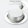Kitchen Sink Strainer Stainless Steel LASSHSWA Kitchen Sink Drain Strainer Sink Strainers for Kitchen Sinks with Large Wide Rim 45 Diameter 2 Pack