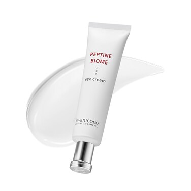 SWANICOCO Ultra Peptine Biome Eye Cream 30 Low Molecular Peptide and 18 Microbiomes Sensitive Skin Anti Aging Eye Cream for Wrinkles  Crows Feet Korean Skincare 30ml 1 Fl Oz