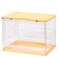 KENGEL 118x9x67inch Acrylic Clear Display Case Display Box Dustproof Blind Box Transparent Handwork Shelf Storage Showcase Figurines Collection Acrylic Cube for Toy Dolls Souvenirs Models Pink