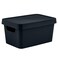 Simplify Small Vinto Storage Box  Click Tight Lid  Dimensions 976 x 669 x 484  Stackable  Home Organization  2 Handles  Black Charcoal 1 Count Pack of 1