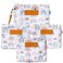 Diaper Bag Organizing Pouches Set of 4  Rainbow Diaper Bag Organizer Pouches  Baby Diaper Clutch Bag Wet Bag Mama Bag Snacks Diaper Bag Insert  Waterproof Lining  Diaper Bag Organizer Insert
