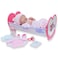 JC Toys  La Newborn  10 Piece Layette Deluxe Rocking Crib Gift Set  14 LifeLike Original Vinyl Newborn Doll wAccessories  Pink  Waterproof  Ages 2