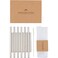 A Bar Above Stainless Steel Straws for Frozen Drinks  Boba Tea  6 Short  6 Long Metal Straws Reusable Set wStraw Cleaner Brush  Reusable Straws for Drinking  Stirring  Cocktail Straws