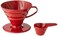 Hario V60 Plastic Coffee Dripper Size 02 Red