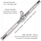 Yes4All Revolving Straight Bar with NonSlip Handle  Rotating Straight Bar Cable Attachment  Lat Pull Down Bar  Support up to 880 lbs Chrome