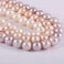 Natural Round Freshwater White Pearl Loose Beads 45mm 142 inch for Jewelry Making