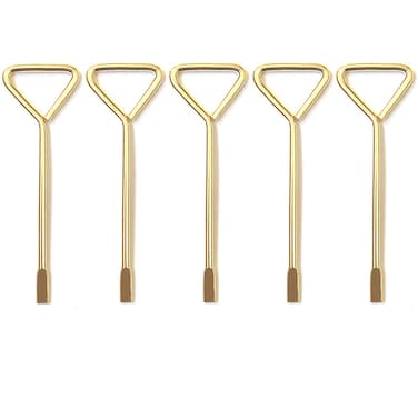 YOYO Interior Door Emergency Key Gold 5Piece Set Unlocks Kwikset Locksets