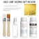 Gold Leaf Kit Gilding Adhesive 200ml Set Water Based Adhesive and Protective Varnish Whit Gold Leaf Sheet 100 pc for Craft Supplies Painting Resin Arts Furniture and Decoration