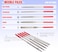 20 Pcs  HOPLEX Model Tools Kit 20 in 1 Adults Hobby Building Tools Set Basic Tools with Nippers Tweezers Needle Files Polishing Bars for Car Airplane Model Building Repairing and Fixing