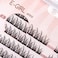 MLEN DIARY Individual Lashes Cluster Eyelash Extensions Long Volume False Lashes Wisps Lashes 007mm Soft Diy False Eyelashes Extension Premade Fans No Glue