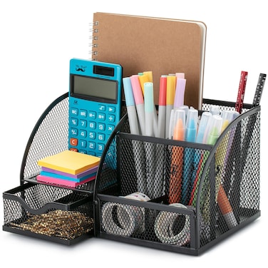Mr Pen Mesh Desk Organizer Black Pen Holders Organizers Desk Pencil Organizer Pen Pencil Holder Pen Organizer for Desk