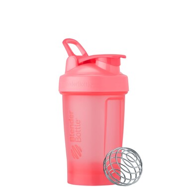 BlenderBottle Classic V2 Shaker Bottle Perfect for Protein Shakes and Pre Workout 20Ounce Light Pink