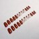 24 Pcs Press on Nails Sunjasmine Fake Nails with Designs Acrylic Nails False Nails with Nail Glue for Women Medium Brown