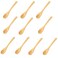WOIWO 10 PCS Bamboo Spoon Deep Mouth Japanese Handmade Bamboo Spoon Jam Bamboo Spoon Honey Spoon Small Bamboo Spoon Multipurpose Tableware