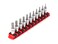 TEKTON 14 in Drive Hex Bit Socket Set with Rail 11Piece 28 mm  SHB90106