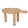 Wooden Plant Display Stand for Home DecorOval Wood Pedestal with HandleDecorative Plant StandPedestal Stand