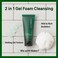 CCLIMGLAM CICA Regain Cleansing Gel Foam 150ml507FlOz Vegan Mild Skin Barrier Cleanser for Sensitive Skin Pore and Sebum Care Calming Soothing Effect Clean Beauty Korean Skin Care
