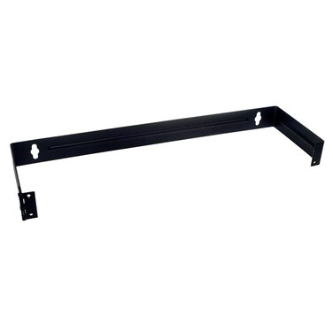 InstallerParts 1U Hinged Wall Mount Bracket for 1224 Port Patch Panel  19 inch Wide  Wall Mount Bracket for Data Network or Phone Terminations  Includes Mounting Screws