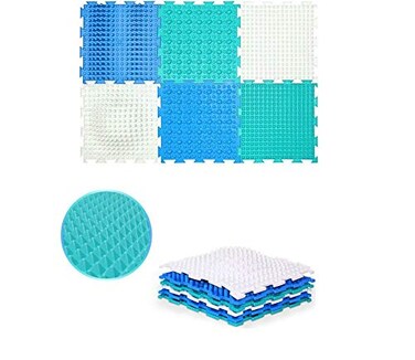 Iceberg Set of Module Massage Game Mats for Kids  Orthopedic Massage Puzzle Floor mats  Carpet
