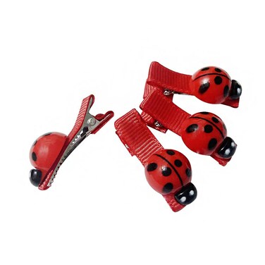 50 Piece Ladybug Hair Clips and Barrettes Set  Cute Animal Accessories for Girls Toddlers and Teens