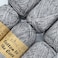 KnitPal Cotton to The Core Soft Cotton Yarn for Crocheting 78 Cotton and 22 Acrylic  3 DK Weight Cotton Acrylic Blend Yarn for Knitting  Soft Baby Yarn  6 Skeins 852 yds300g Dolphin Grey