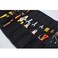 Kani Large Wrench Roll Up Tool Roll Pouch Bag with 22 Pockets Waterproof Canvas Wrench Roll Organizer Bag for Craftwork Handyman Electrician