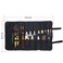 Kani Large Wrench Roll Up Tool Roll Pouch Bag with 22 Pockets Waterproof Canvas Wrench Roll Organizer Bag for Craftwork Handyman Electrician