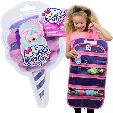 EASYVIEW Candylocks Compatible Toy Storage Organizer Case Doll Bundle PurpleS1