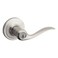 Kwikset Tustin Entry Door Handle with Lock and Key Secure Keyed Reversible Lever Exterior Doorlock For Front Entrance and Bedrooms Satin Chrome Pick Resistant Smartkey Rekey Security