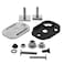 Milescraft 4022 TrackLock  Track Lock Bench Clamp Base  Clamping Accessory for TTracksBlack Metallic