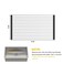 Roll Up Over The Sink Dish Drying Rack Kitchen Rolling Dish Drainer Foldable Sink Rack Mat Stainless Steel Wire for Kitchen Sink Counter 178x118