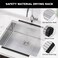 Roll Up Over The Sink Dish Drying Rack Kitchen Rolling Dish Drainer Foldable Sink Rack Mat Stainless Steel Wire for Kitchen Sink Counter 178x118