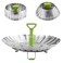 Vegetable Steamer Basket Stainless Steel Folding Steamer with Extending Removable Center Handle Insert for Veggie Seafood Cooking to Fit Various Size Pot 64 to 10