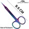 Russian Very Sharp Cuticle Scissors Extra Fine Curved Professional Precise Pointed Tip Fine Manicure Scissors Curved Blade Thin Cutting Nail Cuticle Trimmer Scissors Clippers Cuticle Remover Tool