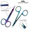 Russian Very Sharp Cuticle Scissors Extra Fine Curved Professional Precise Pointed Tip Fine Manicure Scissors Curved Blade Thin Cutting Nail Cuticle Trimmer Scissors Clippers Cuticle Remover Tool