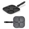 YAD Pancake Pan Burger Round Omelet Fry Pan Egg Cooker Pan Multipurpose Pancake Pan Multicolor