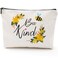 Bee KindBe KindInspirational Gifts for WomenBeekeeper Gifts Gift Gardener Honeybee Gifts Bee Bag Honeybee Pouch CaseBee Kind gifts Bee Kind Makeup Bag Cosmetic bag