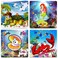 Wooden Jigsaw Puzzles for Kids Age 25 Year Old Animals Preschool Puzzles for Toddler Children Learning Educational Puzzle Toys Set of 4 Puzzles AOcean Puzzles