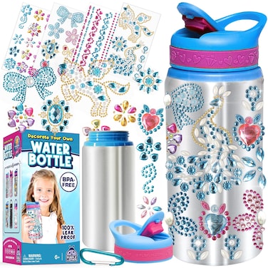 PURPLE LADYBUG Decorate Your Own Water Bottle for Girls  Great Gift for Girls Fun DIY Crafts Activity  Birthday Gifts Ideas  6 Year Old Girl Birthday Gift Girls Gifts Age 68