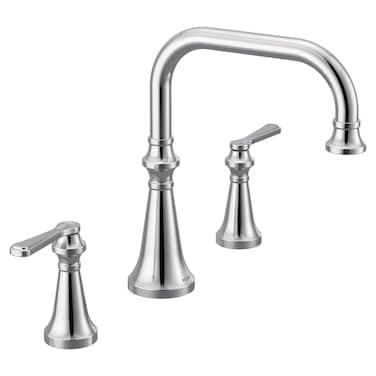 Moen TS44503 Colinet Two Handle DeckMount Roman Tub Faucet Trim with Lever Handles Valve Required Chrome