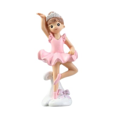 Dancing Ballerina Girl Figurine Miniature Ballet Girl Figure Collection Playset Doll Toy Ballerina Girl Cake Topper Decoration Ballerina Girl Plant Pot Craft Dollhouse Decoration